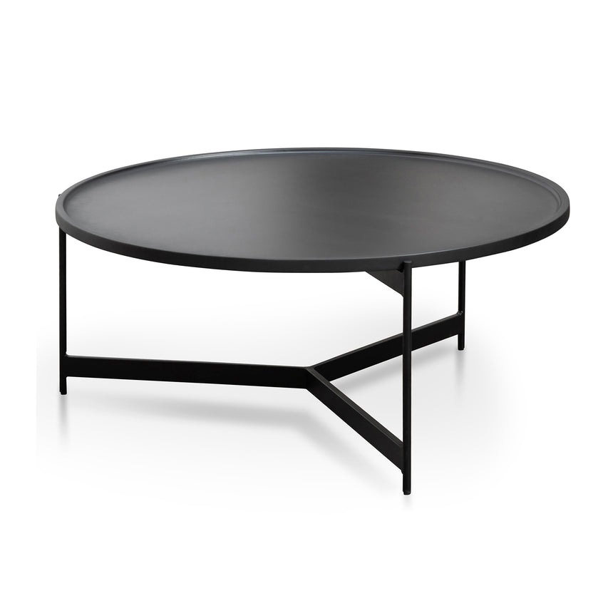 CDT6563 100cm Round Coffee Table - Natural-Thick Base