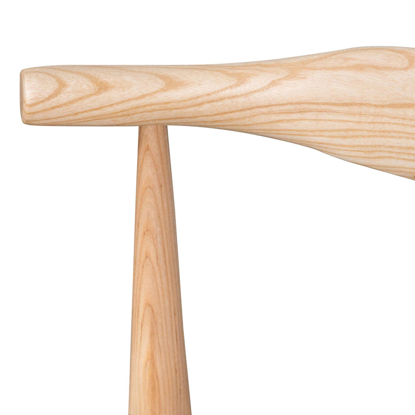 Ex Display - CDC179 Elbow Dining Chair - Natural Ash