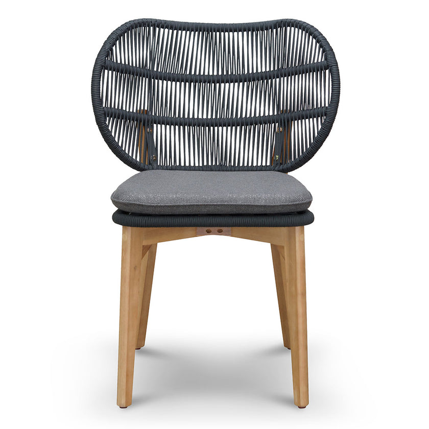 Ex display - CDC6721-EM Outdoor Dining Chair - Anthracite Grey Cushion