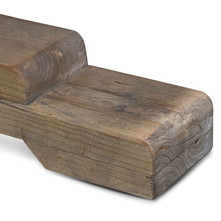 CDT514 3m Reclaimed Elm Dining Table - Rustic Natural