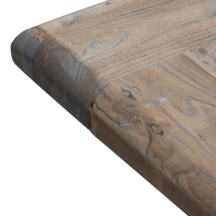 CDT514 3m Reclaimed Elm Dining Table - Rustic Natural