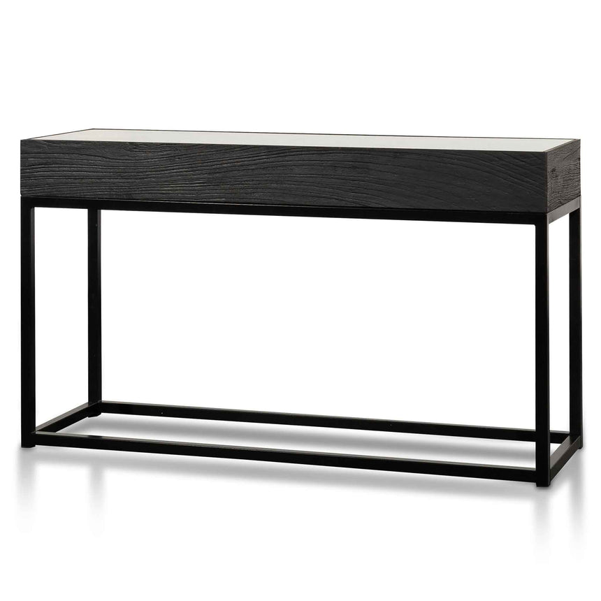 CDT6307-NI 1.39m Reclaimed Console Table - Full Black