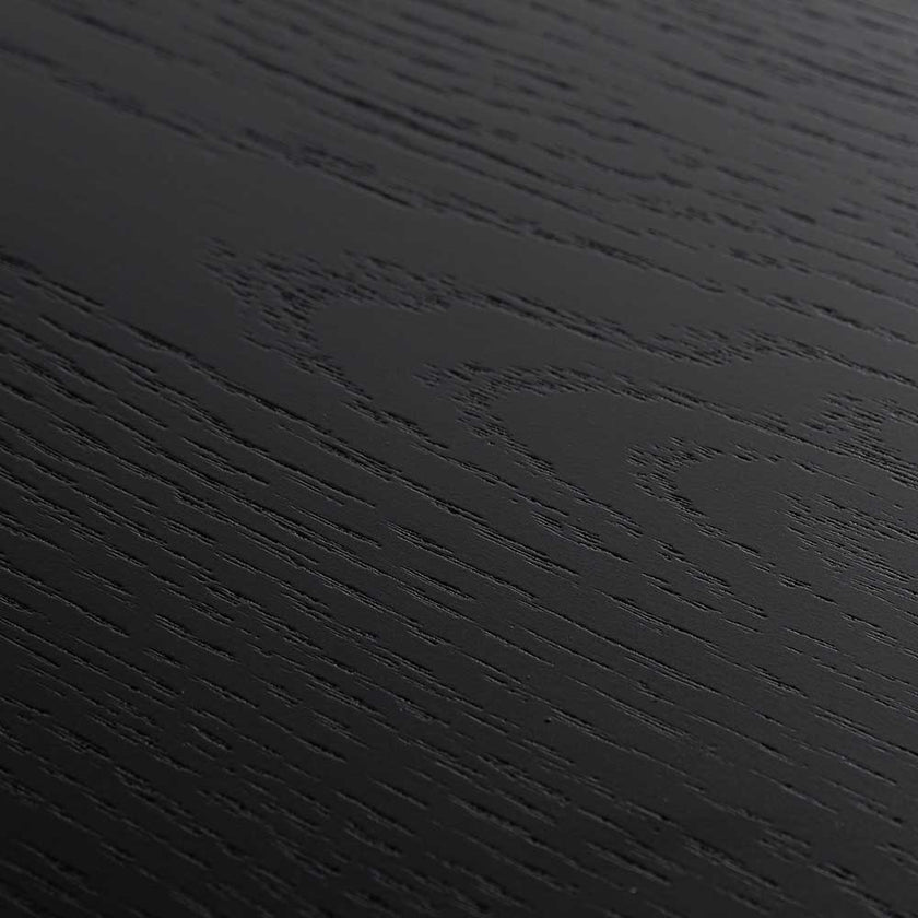 CDT6420-CN 1.5m Wooden Round Dining Table - Black