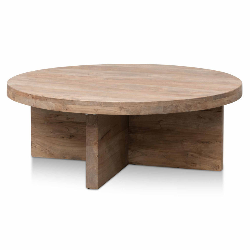 CCF8786-CN 100cm Wooden Round Coffee Table - Natural