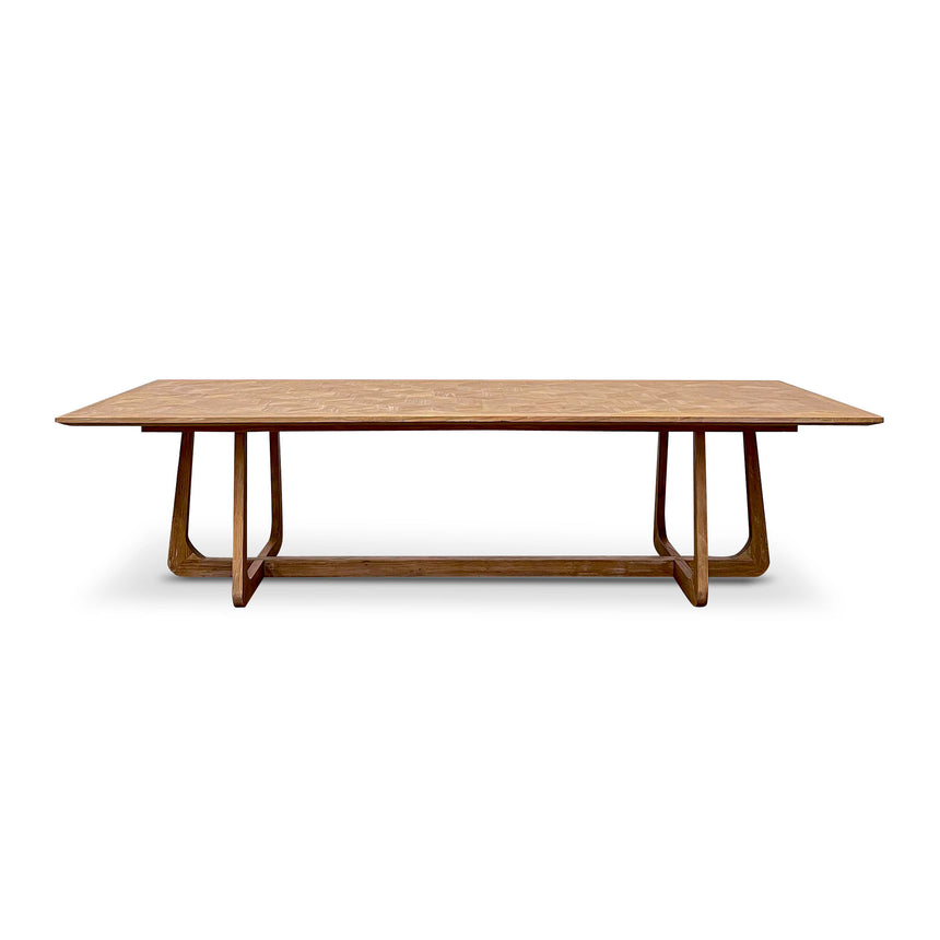 CDT6785-NI 3m Oak Dining Table - Natural