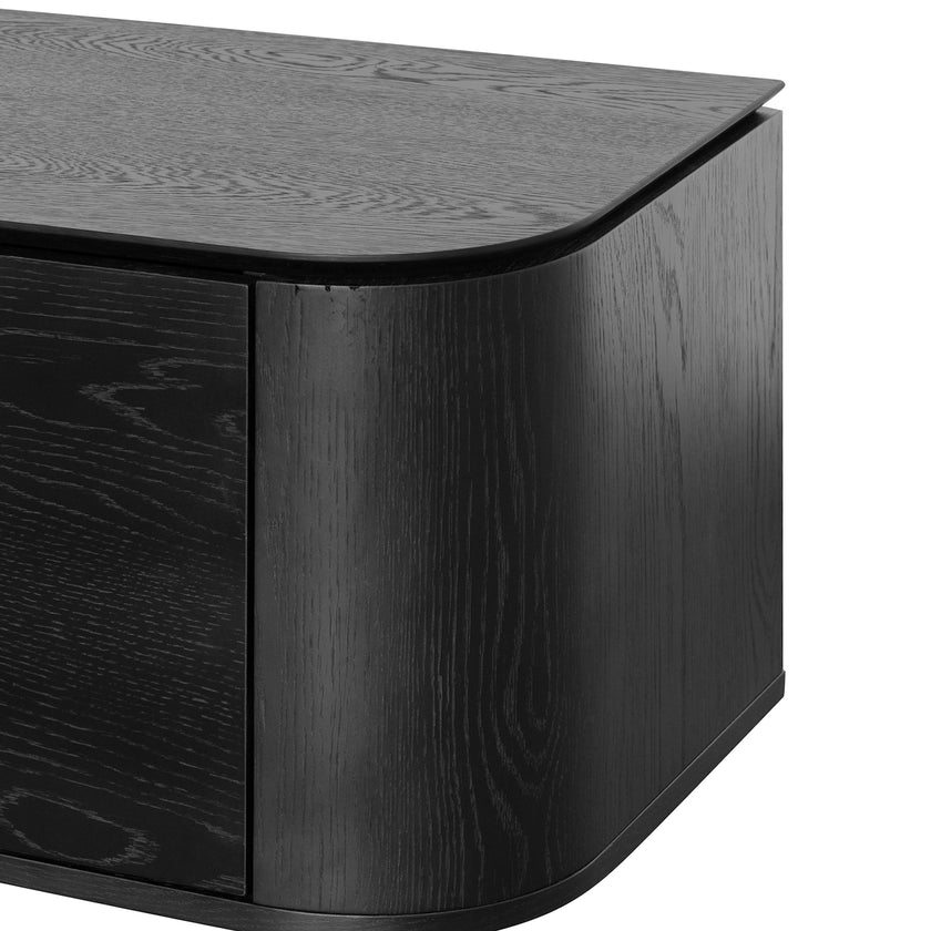 CTV6136-CN 2.4m TV Entertainment Unit - Black Oak