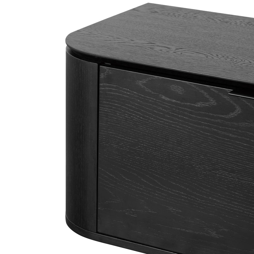 CTV6136-CN 2.4m TV Entertainment Unit - Black Oak