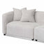 CLC8117-CA Right Chaise Sofa - Light Grey Fleece
