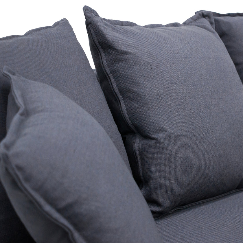 CLC8123-CA 3 Seater Fabric Sofa - Charcoal Linen - Last one