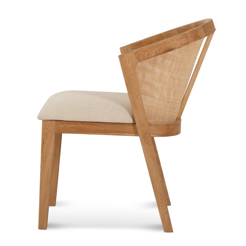 CDC8007-LJ Fabric Dining Chair - Light Beige (Set of 2)