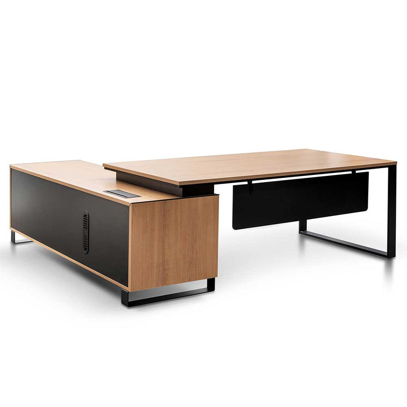 COT6543-SN 2.3m Right Return Office Desk - Natural