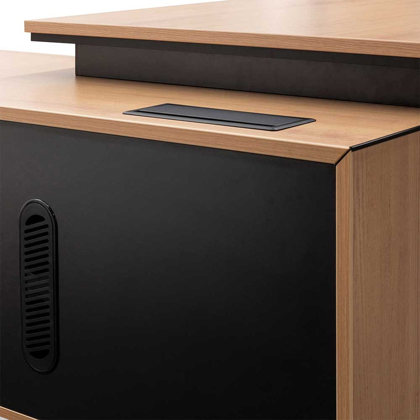 COT6543-SN 2.3m Right Return Office Desk - Natural