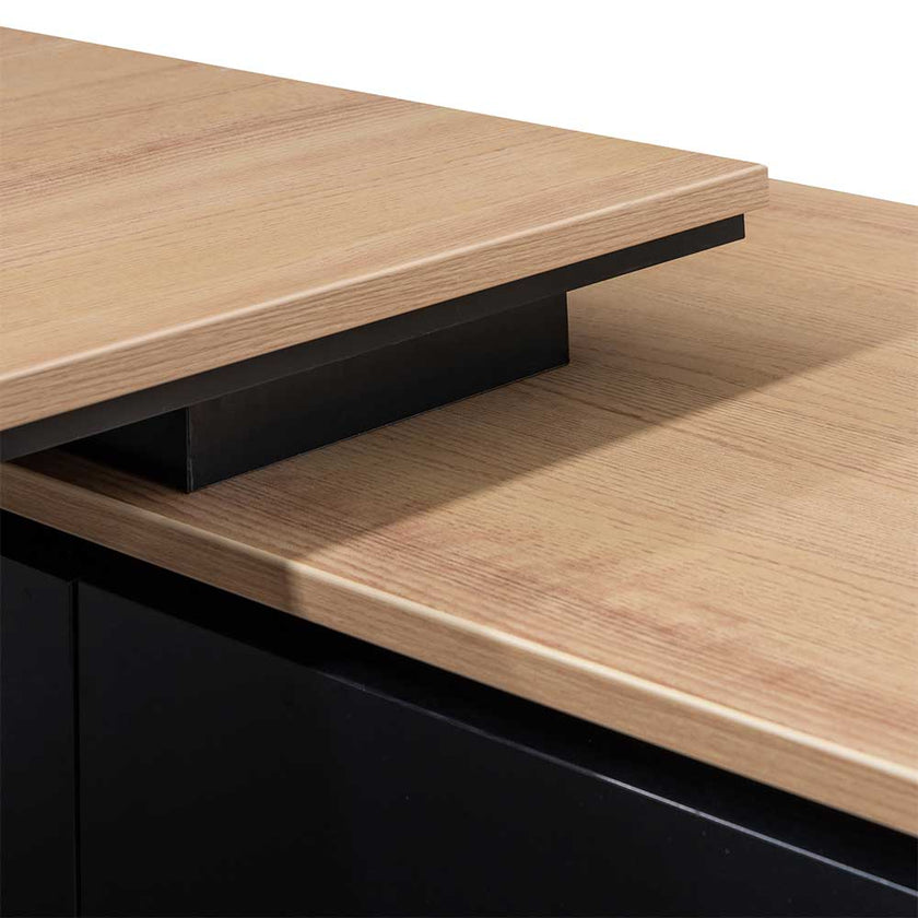 COT6543-SN 2.3m Right Return Office Desk - Natural