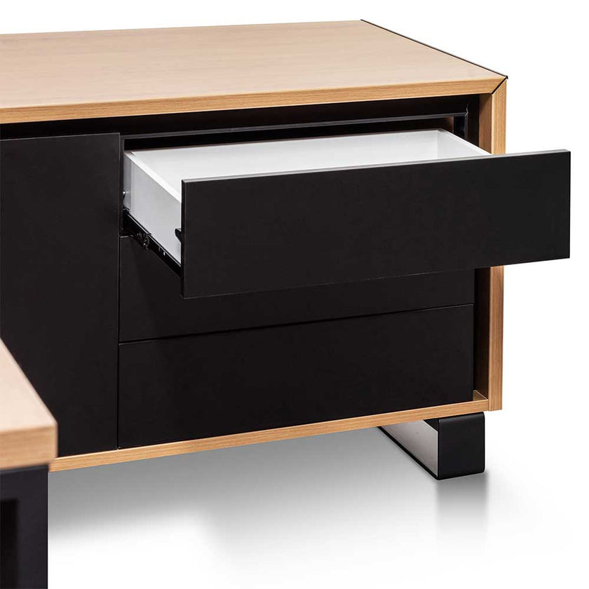 COT6543-SN 2.3m Right Return Office Desk - Natural