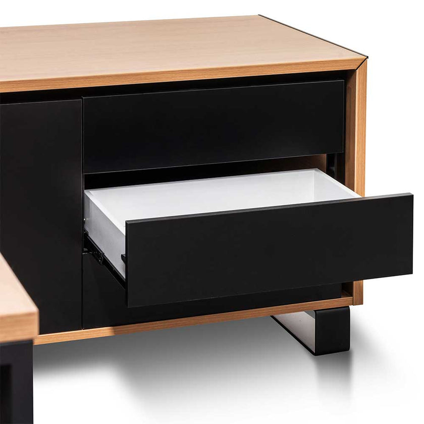 COT6543-SN 2.3m Right Return Office Desk - Natural