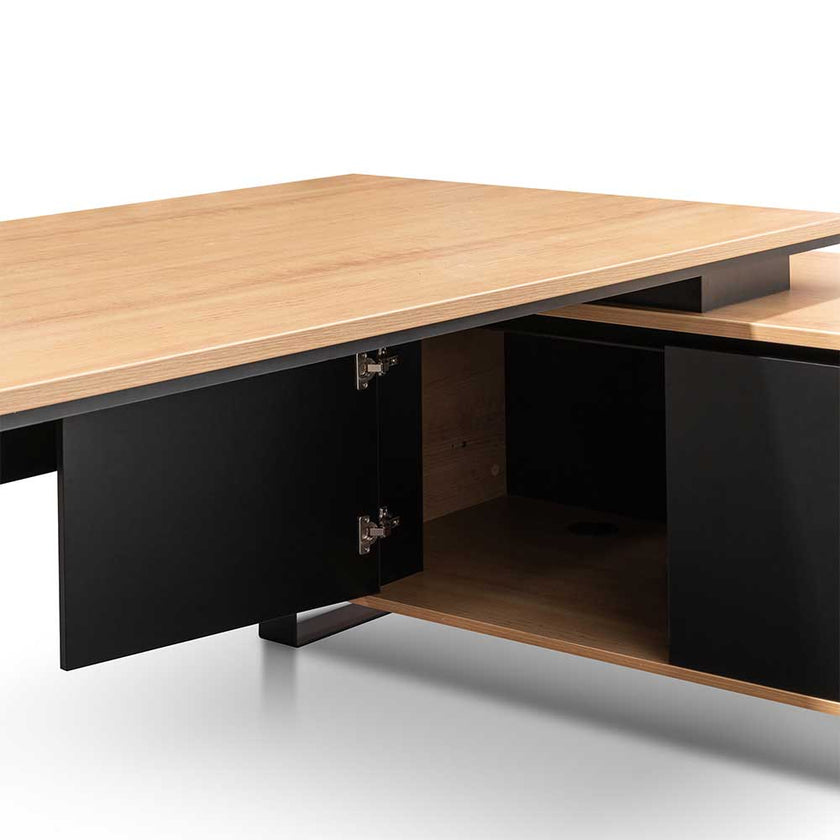 COT6543-SN 2.3m Right Return Office Desk - Natural