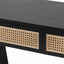 COT8058-KD 1.2m Home Office Desk - Full Black