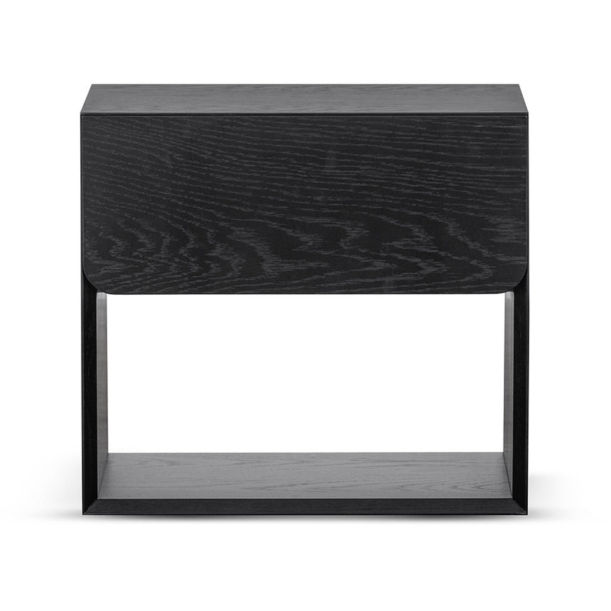 CST6716-CN Oak Bedside Table - Black