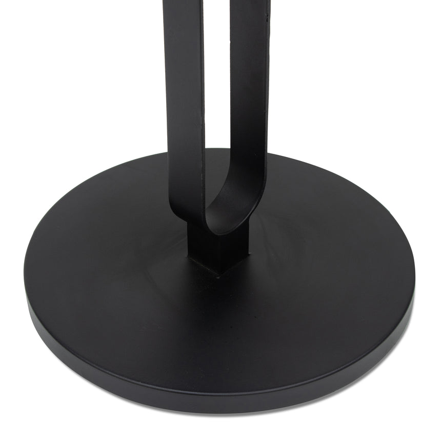 CST6891-IG Round Side Table - Full Black