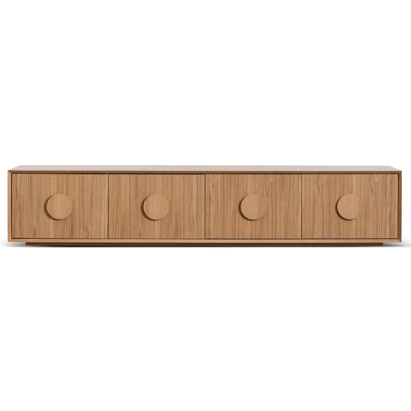 CTV6695-CN 2.3m Wooden Entertainment TV Unit - Natural