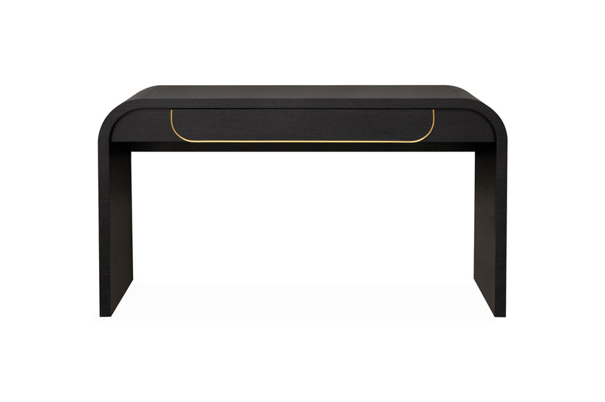 CDT6318-VA 1.4m Console Table - Textured Espresso Black