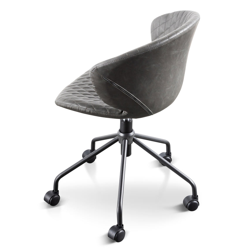 COC6192-LF Office Chair - Charcoal with Black Base