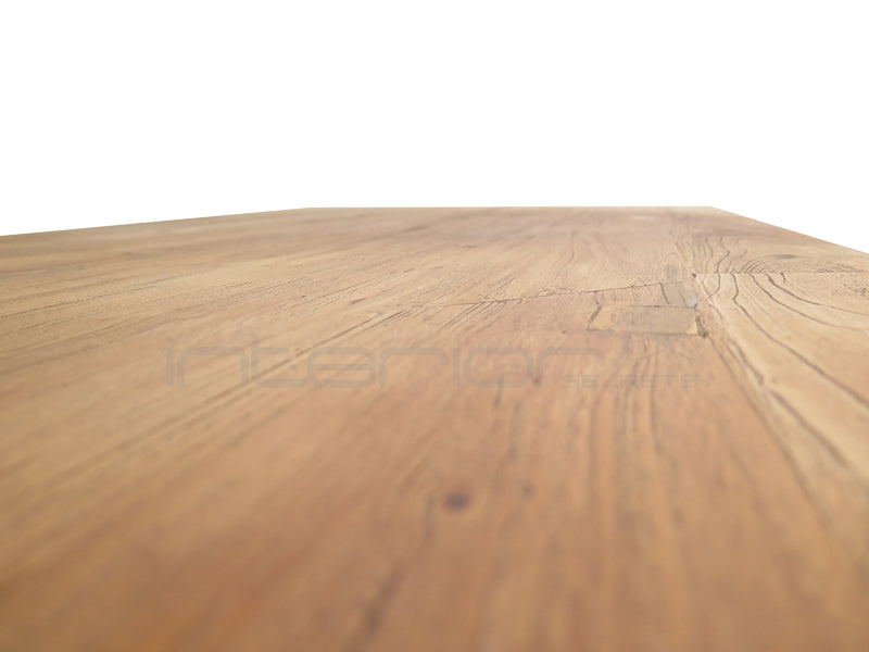 CDT542 Reclaimed Elm Wood Table 1.5m - Rustic Natural