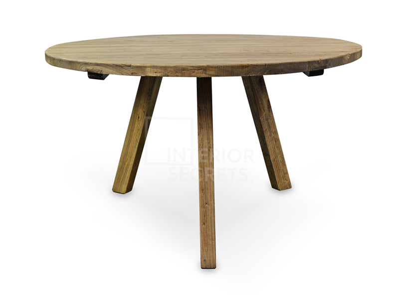 CDT572 Reclaimed 1.25m Round Dining Table