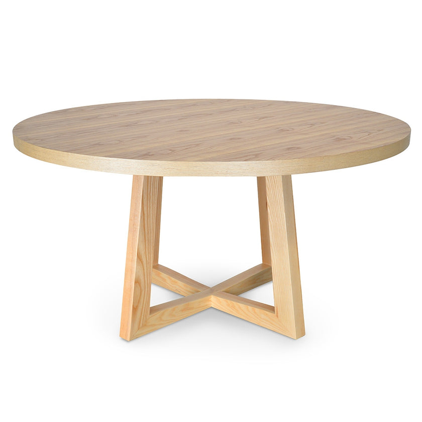 CDT585 1.5m Round Dining Table - Natural