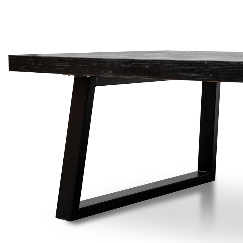 CDT2746 3m Reclaimed Dining Table - Full Black