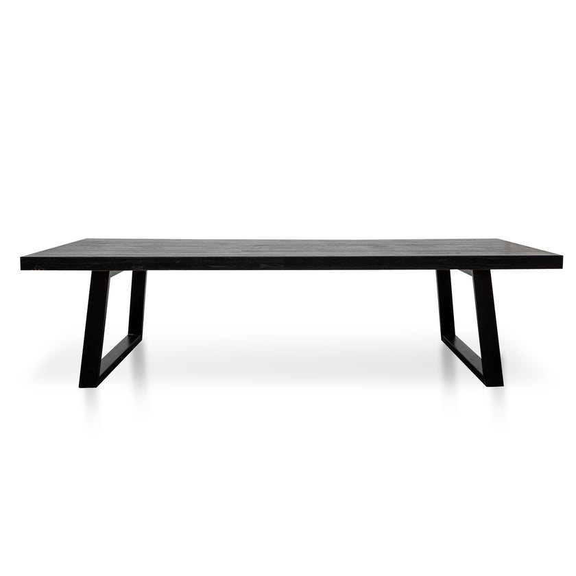CDT2746 3m Reclaimed Dining Table - Full Black