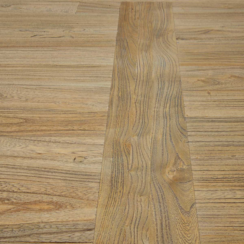 CDT560 Wood Dining Table 2.4m - Rustic Natural