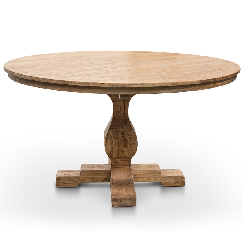 CDT2759 Round Dining Table 140cm - Rustic Natural