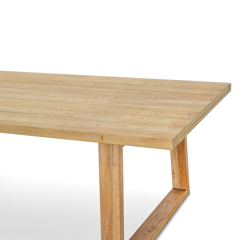 Ex Display - CDT576 Reclaimed 2.4m Dining Table - Natural