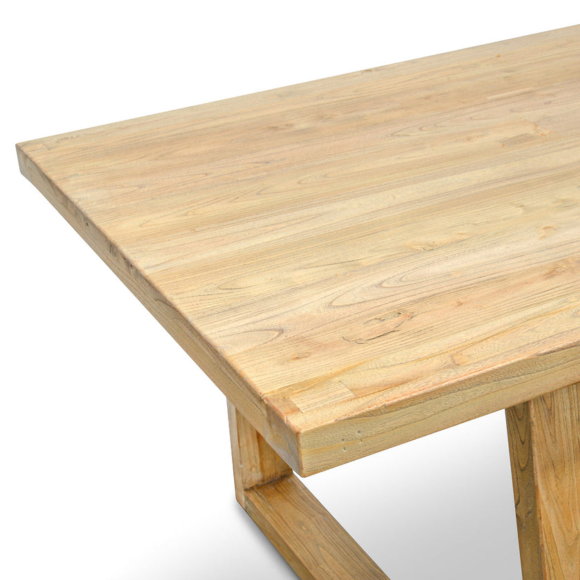 Ex Display - CDT576 Reclaimed 2.4m Dining Table - Natural