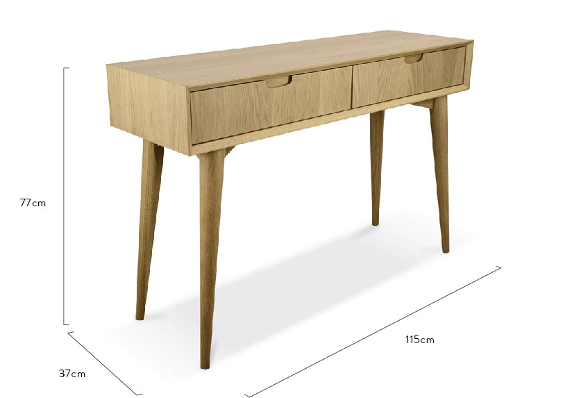 CDT776-VN 1.15m Wooden Console Table with Drawers
