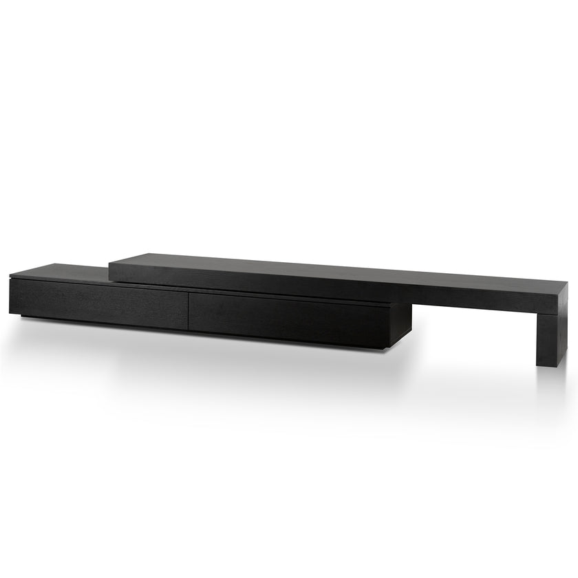 CTV6132-CN Extendable Entertainment TV Unit - Black Oak