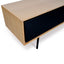 CTV839-DW TV Unit With Black Drawers - Natural