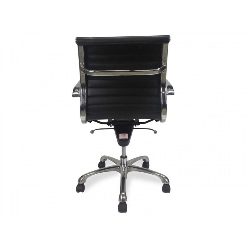 COC216 Leather Office Chair - Black