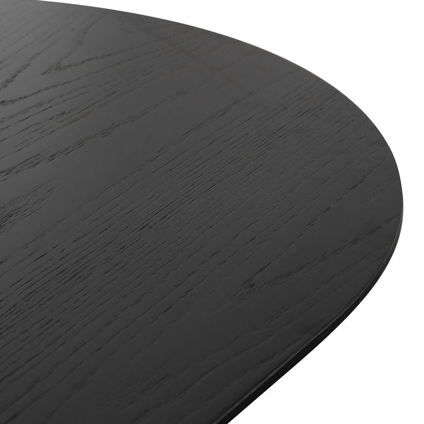 CDT6133-CN 2.2m Wooden Dining Table - Black Oak
