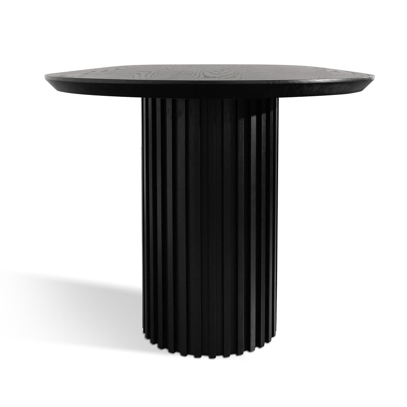 CDT6133-CN 2.2m Wooden Dining Table - Black Oak