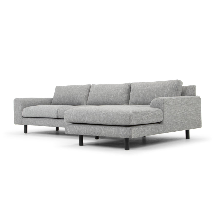 CLC2870-FA 3 Seater Right Chaise Sofa - Graphite Grey with Black Legs - Last one