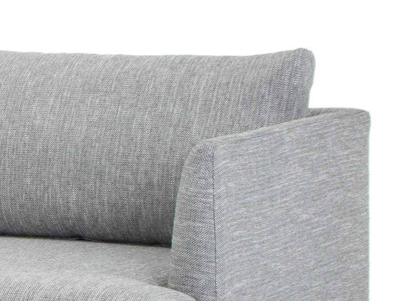 CLC2863-FA Seater With Left Chaise Sofa - Graphite Grey with Natural Legs - Last one