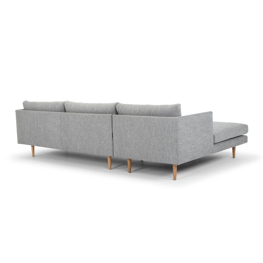 CLC2863-FA Seater With Left Chaise Sofa - Graphite Grey with Natural Legs - Last one