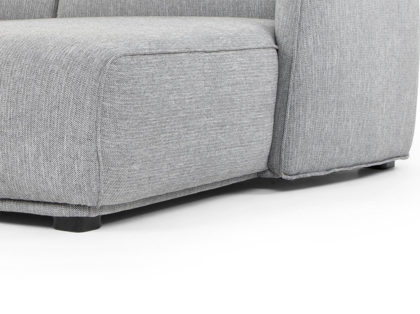 CLC2871-FA 3 Seater Right Chaise Sofa - Graphite Grey