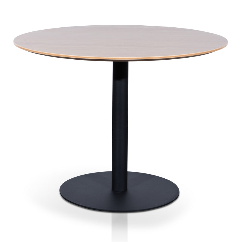 Ex Display - COT6644-SN Round Office Meeting Table - Natural with Black Base