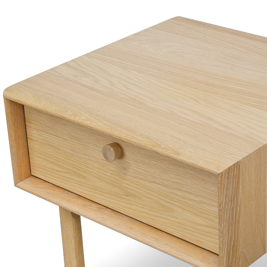 CST370-VN Lamp Side Table with Drawer - Natural