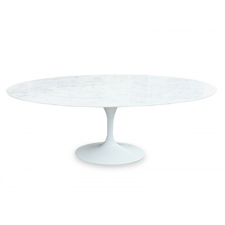 CDT110A Table 50cm - Marble Top - Aluminium