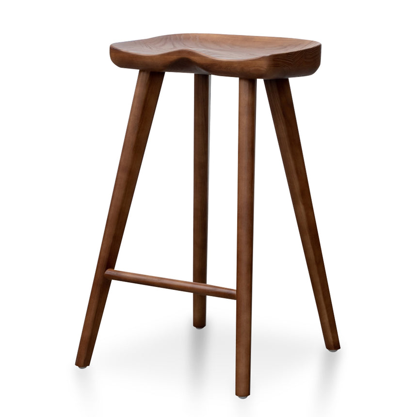CBS2983-SU 65cm Wooden Bar stool - Walnut (Set of 2)