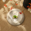 CAC10737-FC Travertine Flying Cake Plate